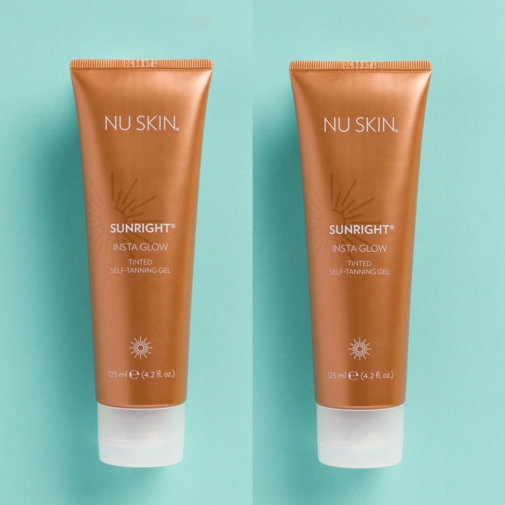 2 Packs- NuSkin Insta Glow tanning lotion EXP. 01/2028